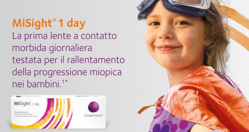 rallentare la miopia con lenti a contatto ottica veronesi bologna